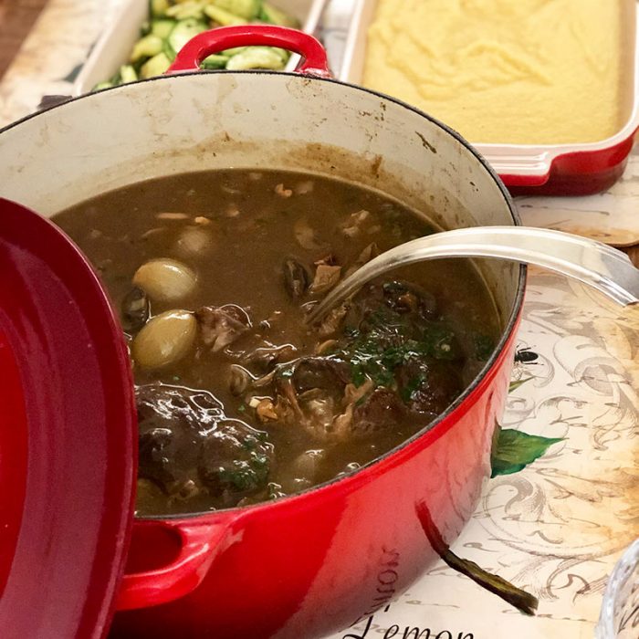 Chef Cristina Haaland Osso Buco Bovino