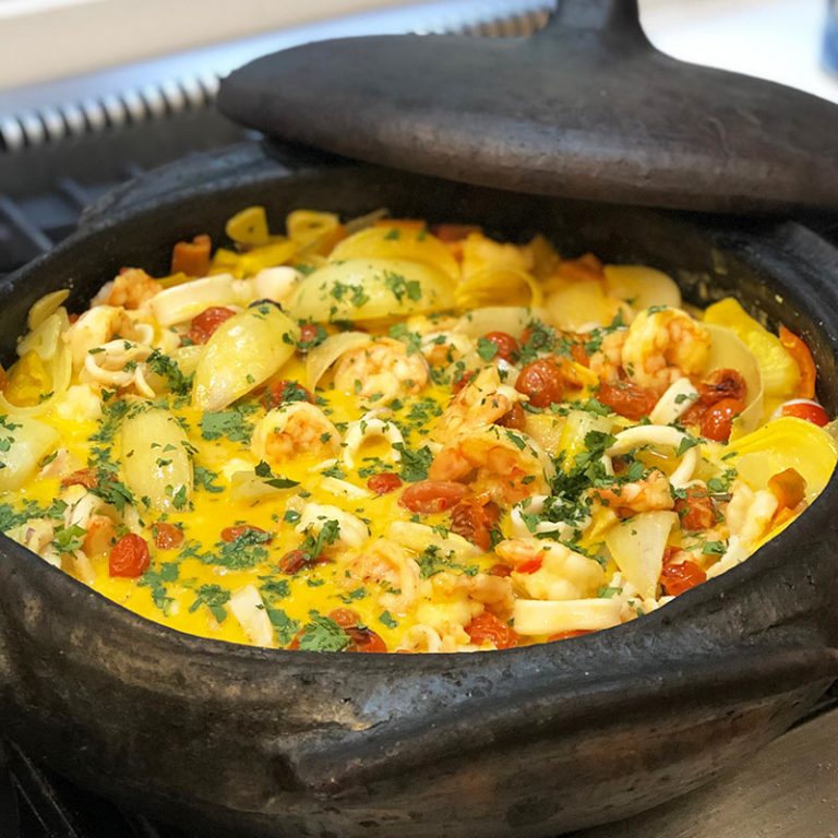 Chef Cristina Haaland Moqueca De Lulas E Camar Es