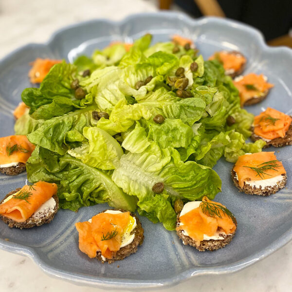 Chef Cristina Haaland Salada Aperitivo De Salm O Defumado