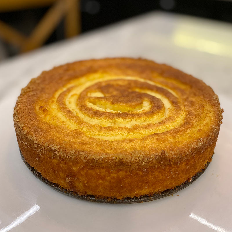 Bolo de milho com queijo