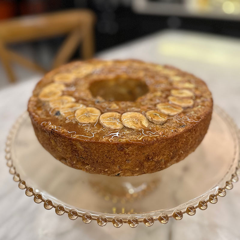 BOLO DE BANANA DE FRIGIDEIRA FIT SEM FARINHA DE TRIGO - Receitas saudáveis  com a Chef Susan Martha